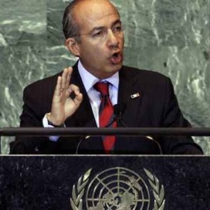 Mexican President Felipe Calderon ask for drug policy debate at the UN